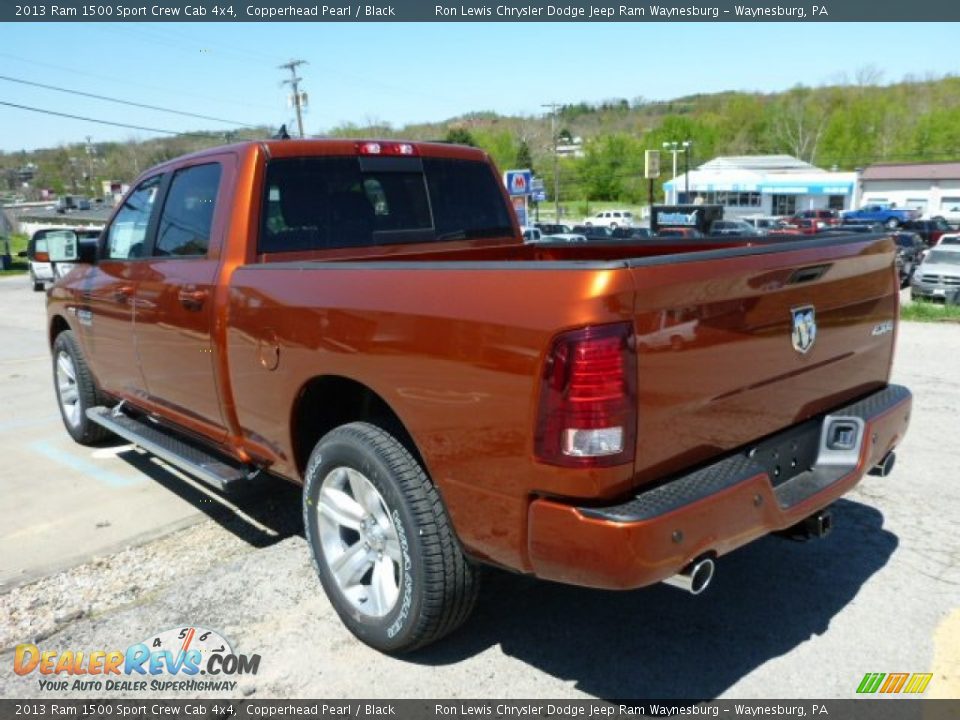 2013 Ram 1500 Sport Crew Cab 4x4 Copperhead Pearl / Black Photo #3