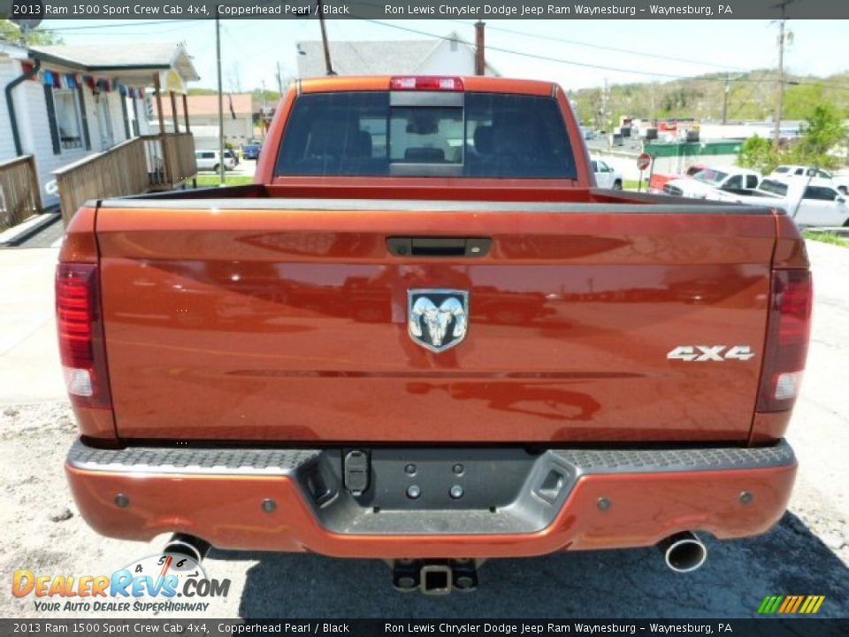 2013 Ram 1500 Sport Crew Cab 4x4 Copperhead Pearl / Black Photo #4