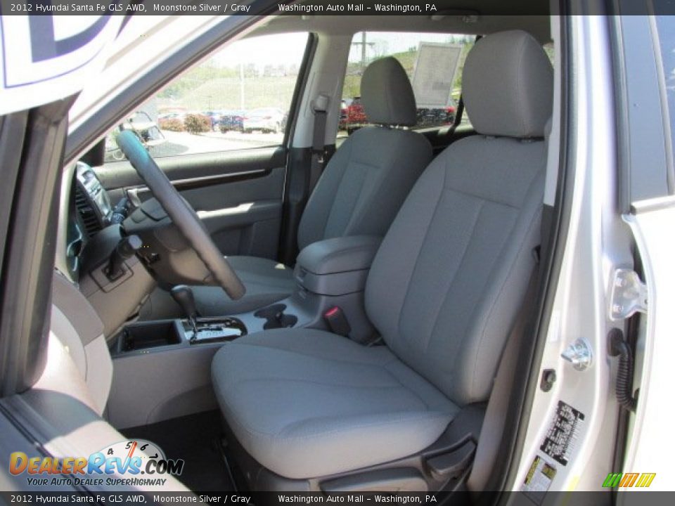 2012 Hyundai Santa Fe GLS AWD Moonstone Silver / Gray Photo #11