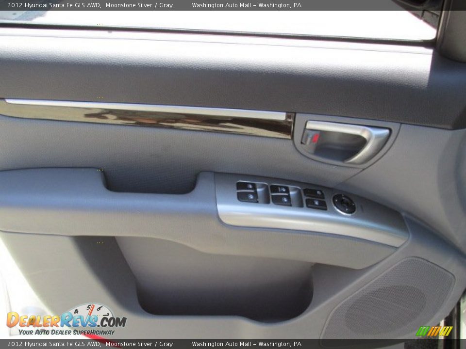 2012 Hyundai Santa Fe GLS AWD Moonstone Silver / Gray Photo #12