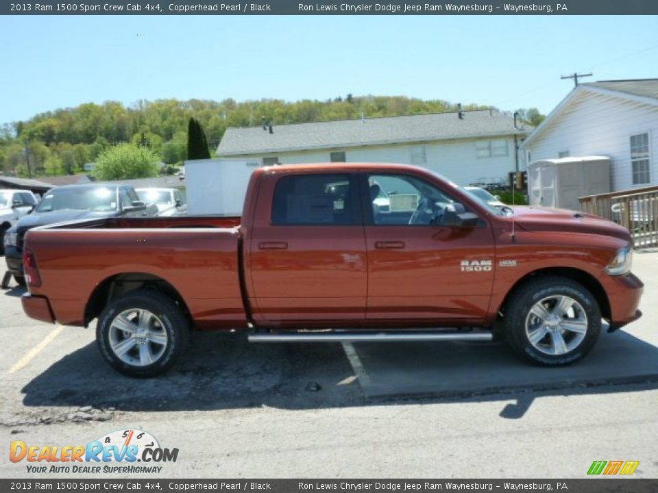 2013 Ram 1500 Sport Crew Cab 4x4 Copperhead Pearl / Black Photo #7