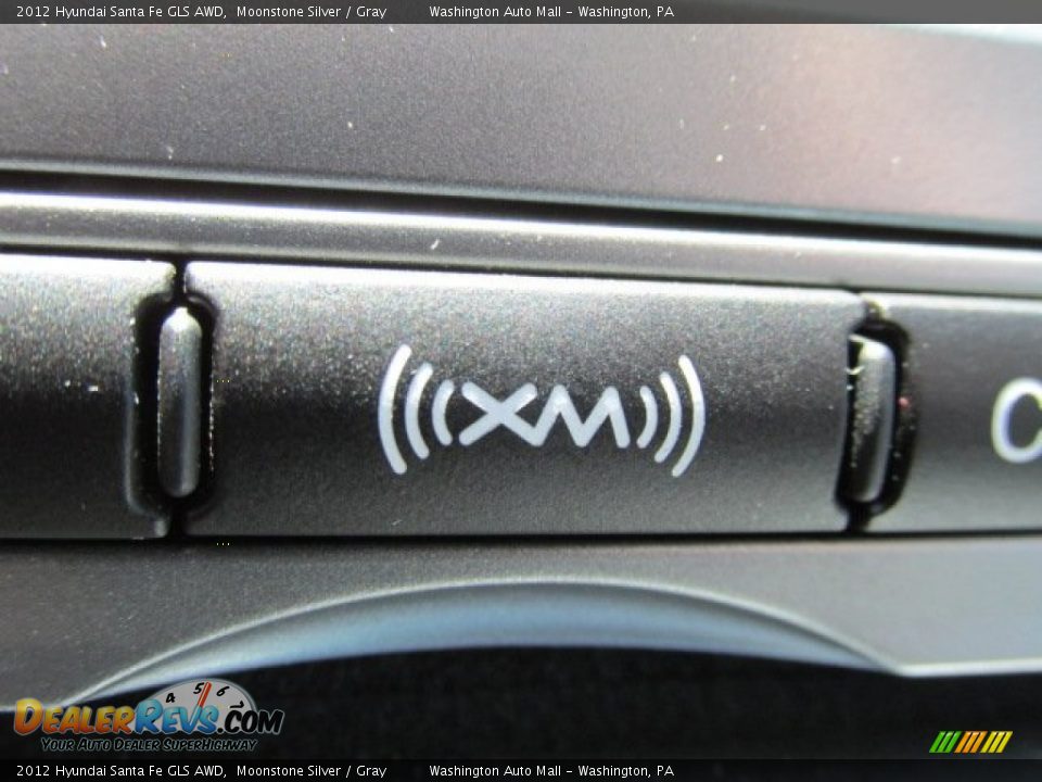 2012 Hyundai Santa Fe GLS AWD Moonstone Silver / Gray Photo #14