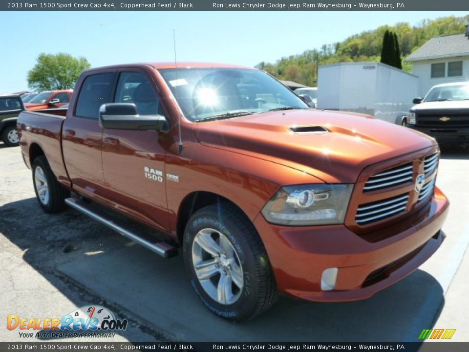 2013 Ram 1500 Sport Crew Cab 4x4 Copperhead Pearl / Black Photo #8