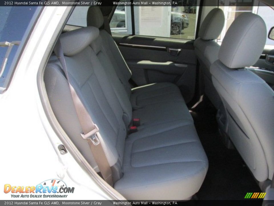 2012 Hyundai Santa Fe GLS AWD Moonstone Silver / Gray Photo #16