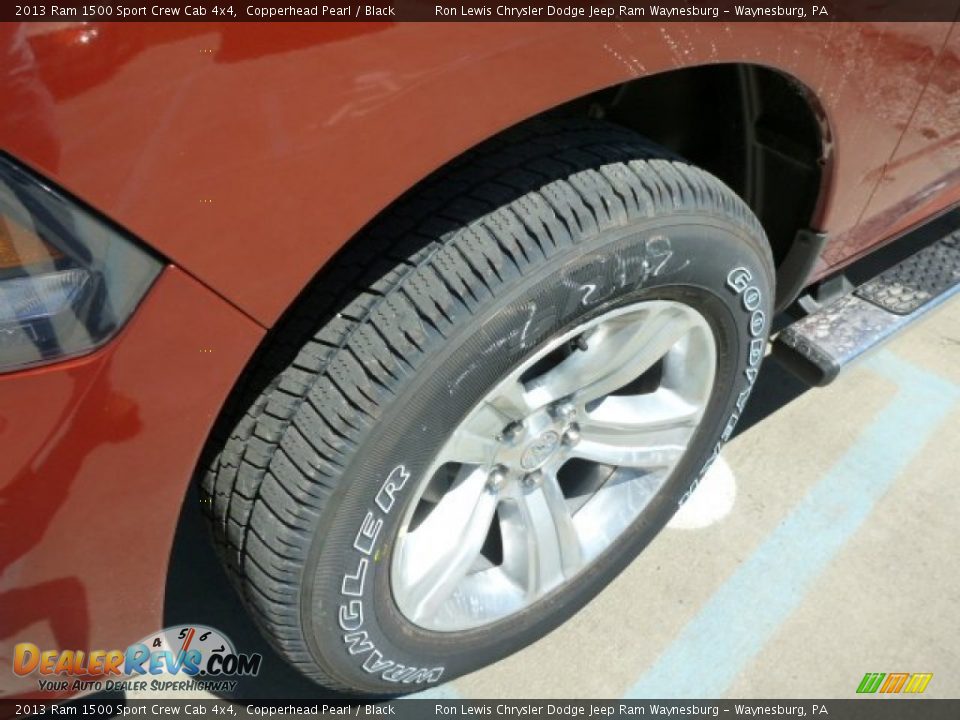 2013 Ram 1500 Sport Crew Cab 4x4 Copperhead Pearl / Black Photo #10