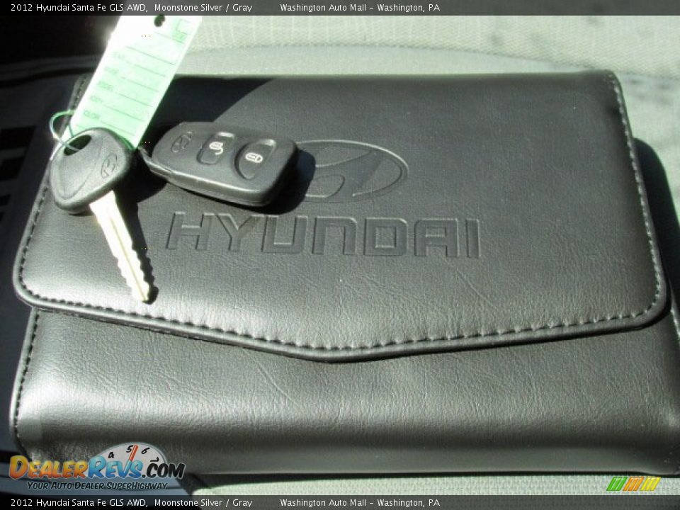 2012 Hyundai Santa Fe GLS AWD Moonstone Silver / Gray Photo #18
