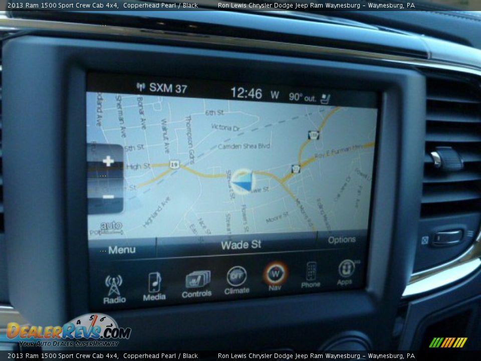 Navigation of 2013 Ram 1500 Sport Crew Cab 4x4 Photo #17