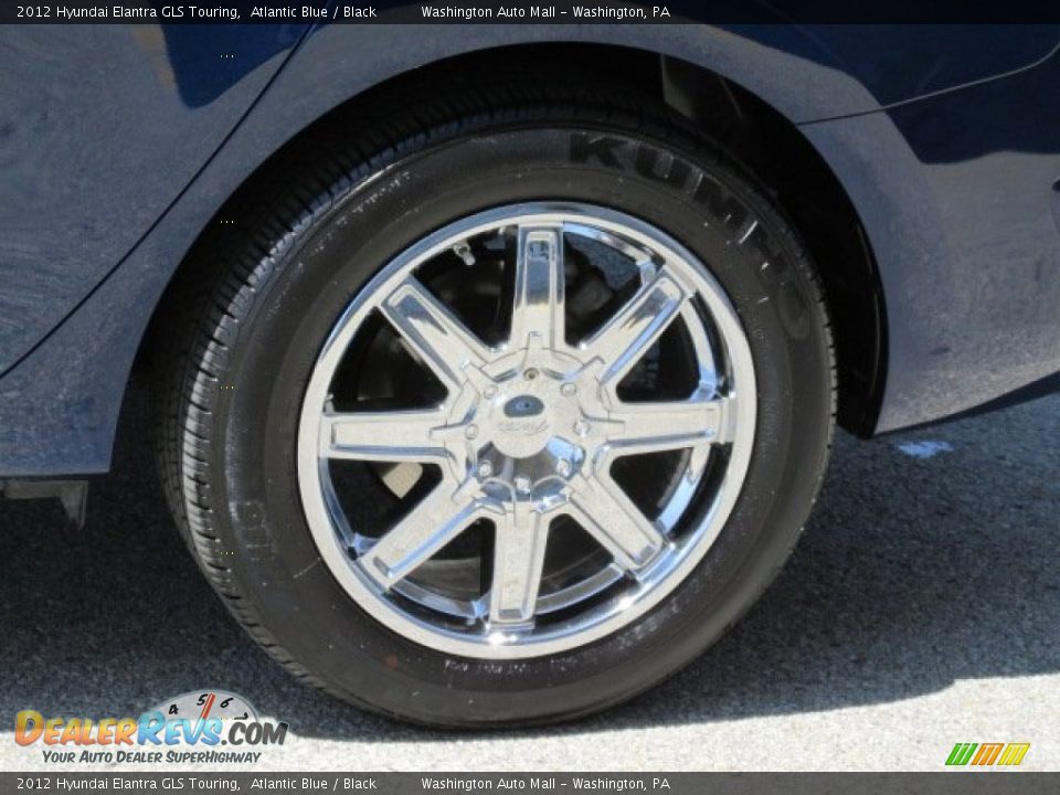 2012 Hyundai Elantra GLS Touring Atlantic Blue / Black Photo #7