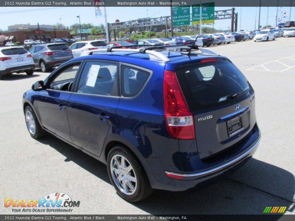 2012 Hyundai Elantra GLS Touring Atlantic Blue / Black Photo #8