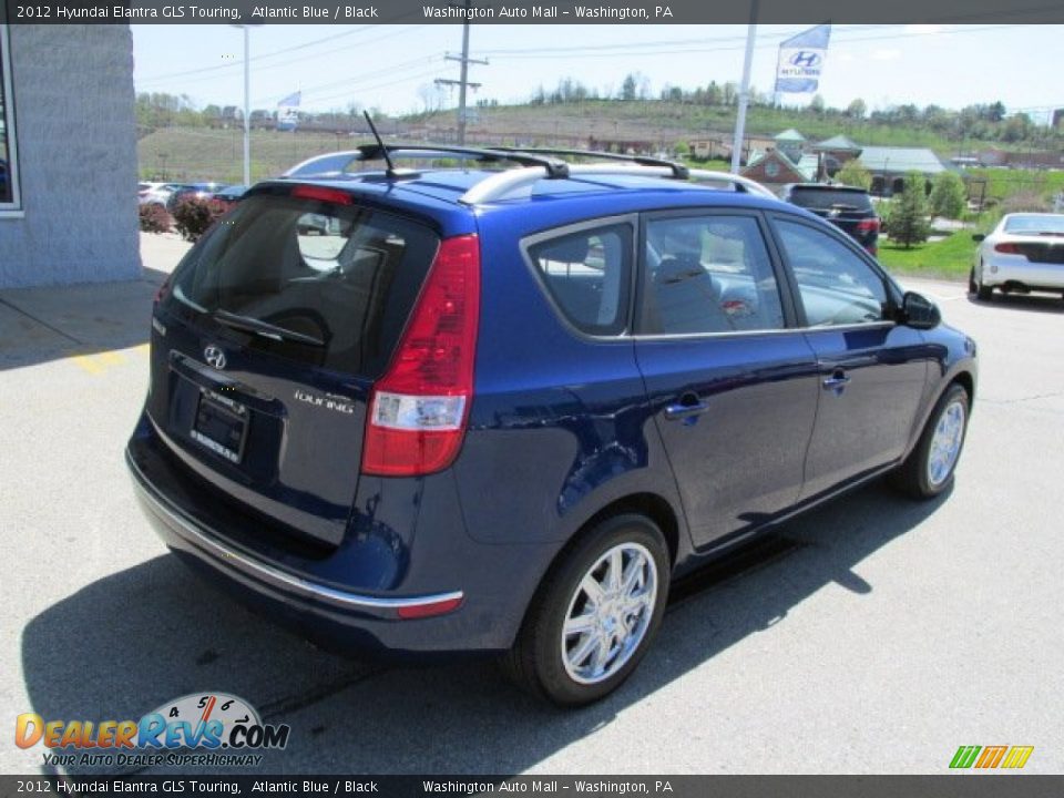 2012 Hyundai Elantra GLS Touring Atlantic Blue / Black Photo #9