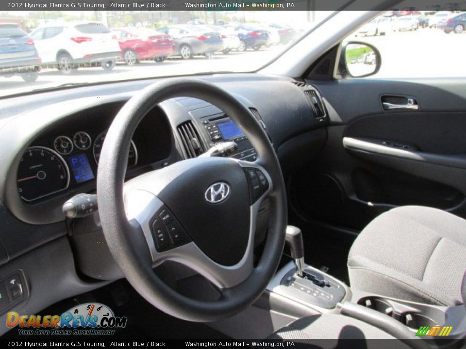 2012 Hyundai Elantra GLS Touring Atlantic Blue / Black Photo #12