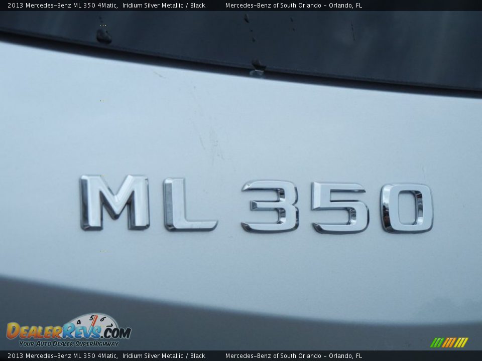 2013 Mercedes-Benz ML 350 4Matic Iridium Silver Metallic / Black Photo #4