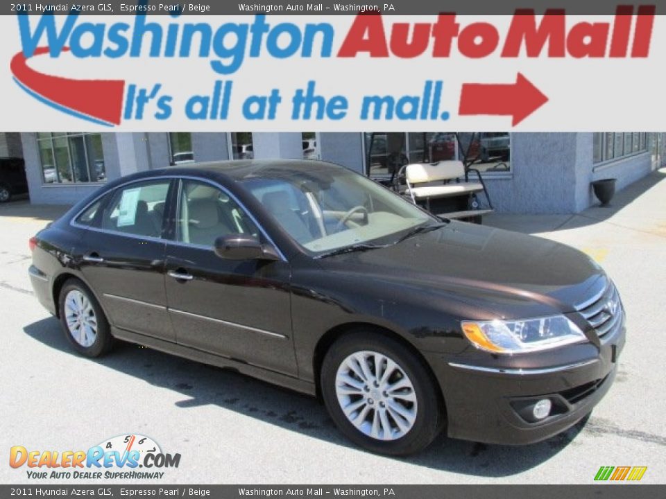 2011 Hyundai Azera GLS Espresso Pearl / Beige Photo #1