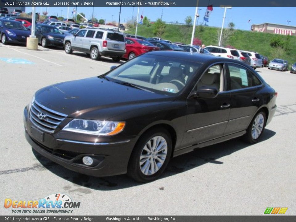 2011 Hyundai Azera GLS Espresso Pearl / Beige Photo #4