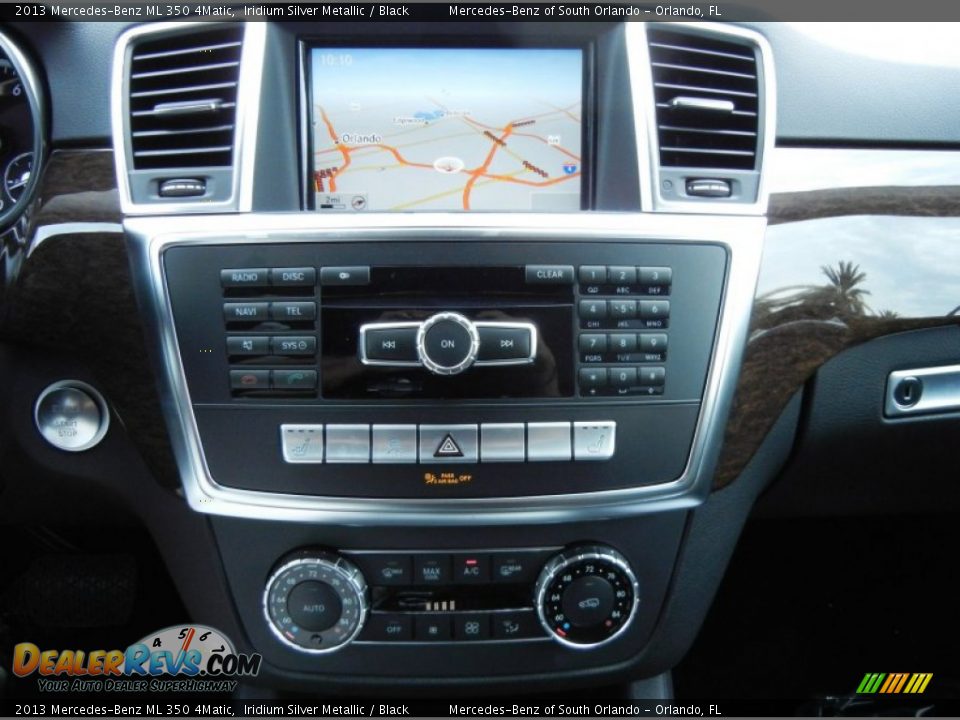 2013 Mercedes-Benz ML 350 4Matic Iridium Silver Metallic / Black Photo #10