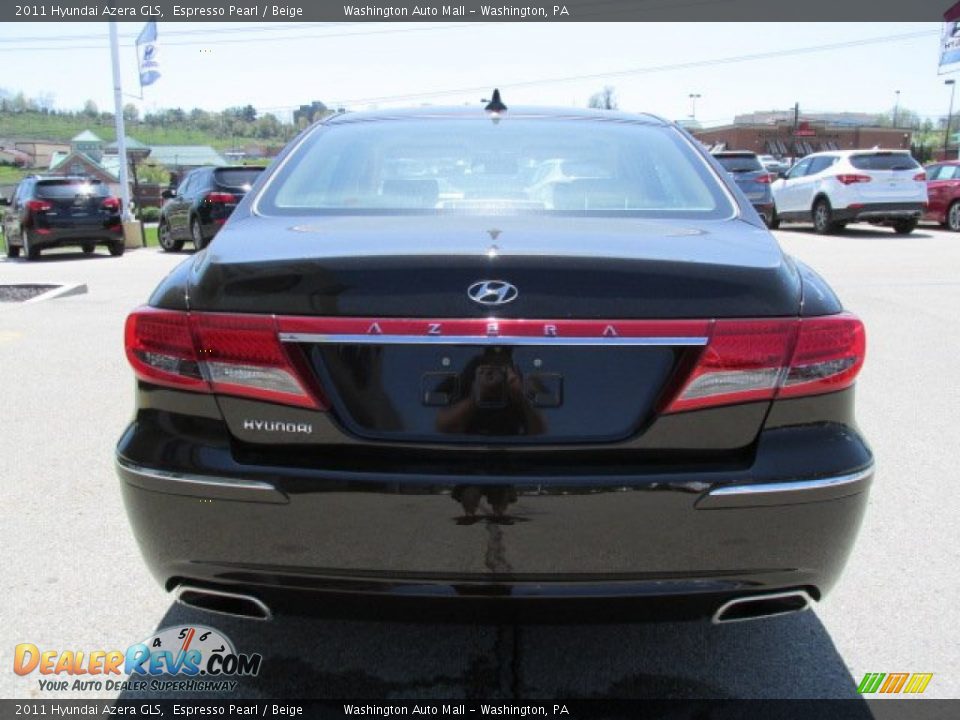 2011 Hyundai Azera GLS Espresso Pearl / Beige Photo #8