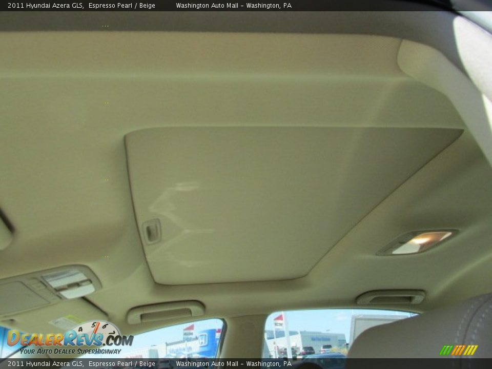 2011 Hyundai Azera GLS Espresso Pearl / Beige Photo #10