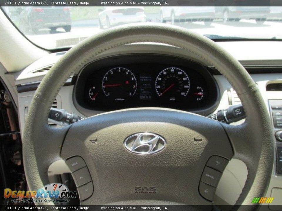 2011 Hyundai Azera GLS Espresso Pearl / Beige Photo #16