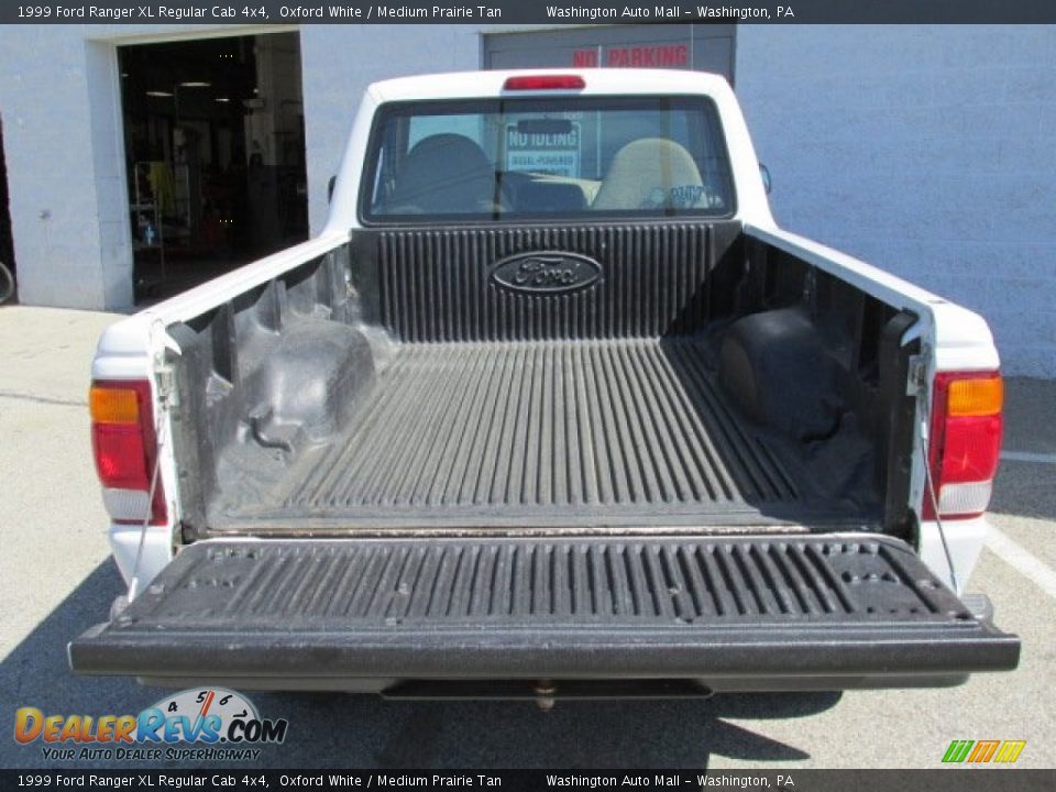 1999 Ford Ranger XL Regular Cab 4x4 Oxford White / Medium Prairie Tan Photo #8