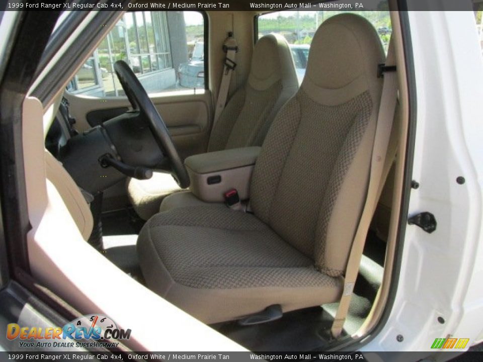 Medium Prairie Tan Interior - 1999 Ford Ranger XL Regular Cab 4x4 Photo #11