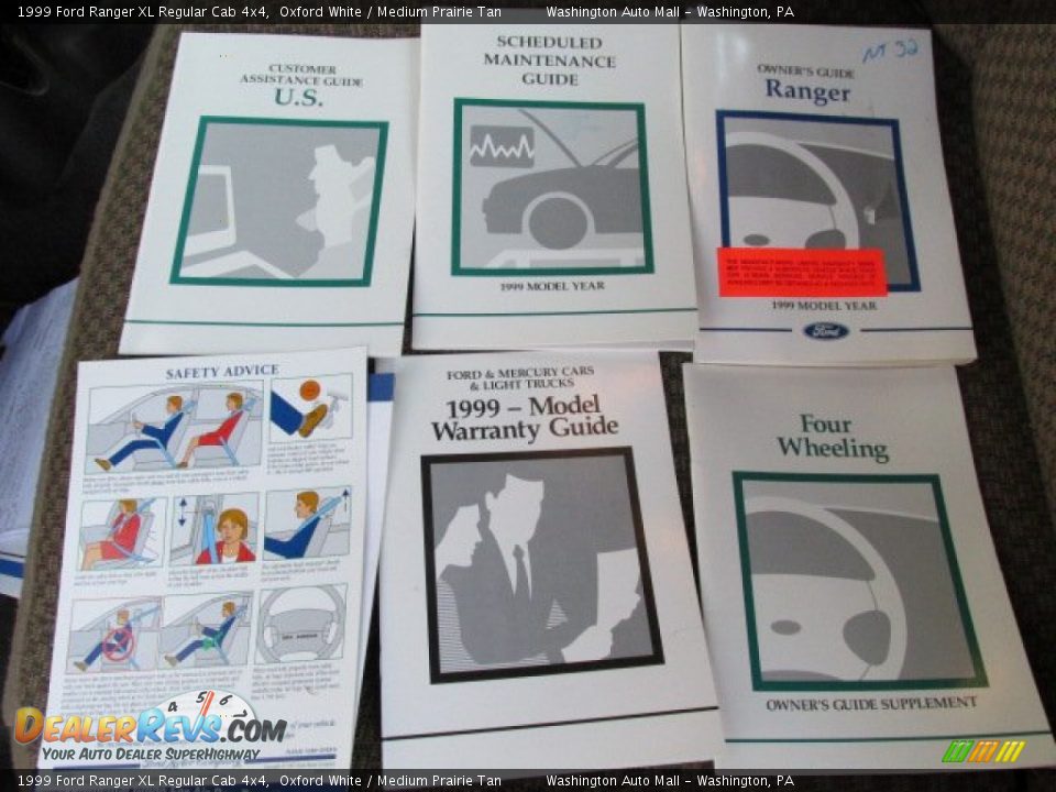 Books/Manuals of 1999 Ford Ranger XL Regular Cab 4x4 Photo #18