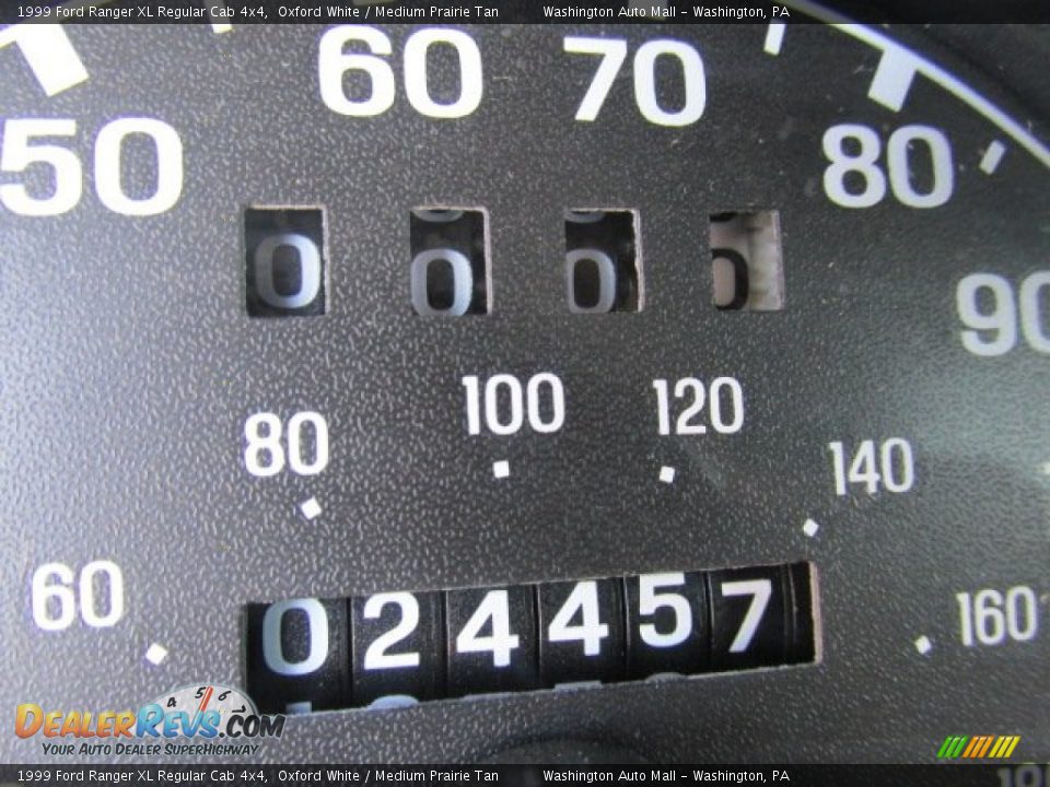 1999 Ford Ranger XL Regular Cab 4x4 Oxford White / Medium Prairie Tan Photo #20