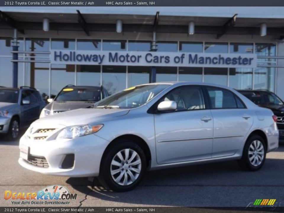 2012 Toyota Corolla LE Classic Silver Metallic / Ash Photo #1