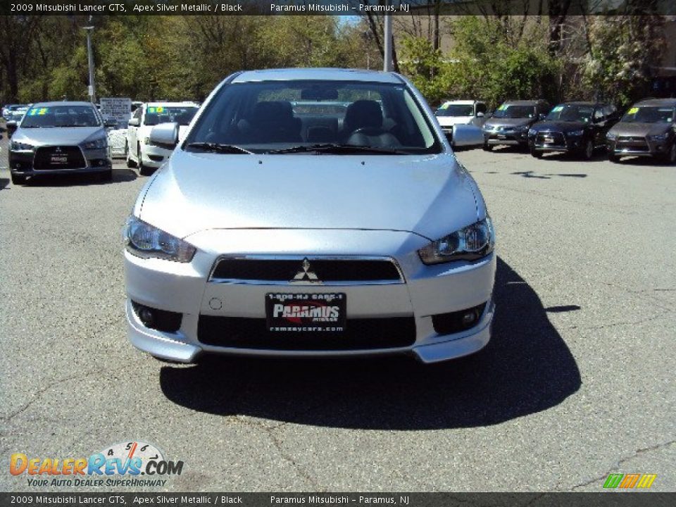 2009 Mitsubishi Lancer GTS Apex Silver Metallic / Black Photo #2