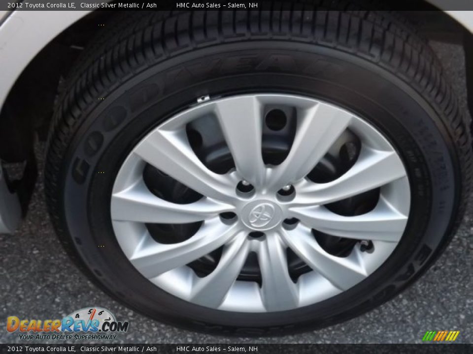2012 Toyota Corolla LE Classic Silver Metallic / Ash Photo #5