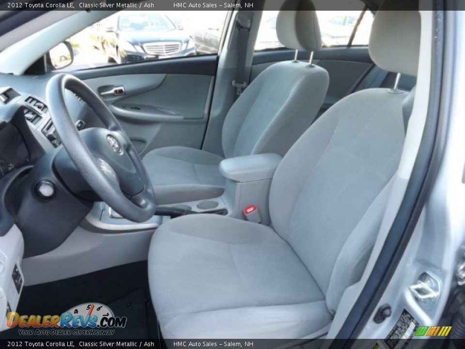 2012 Toyota Corolla LE Classic Silver Metallic / Ash Photo #10