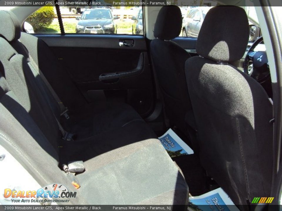 2009 Mitsubishi Lancer GTS Apex Silver Metallic / Black Photo #11