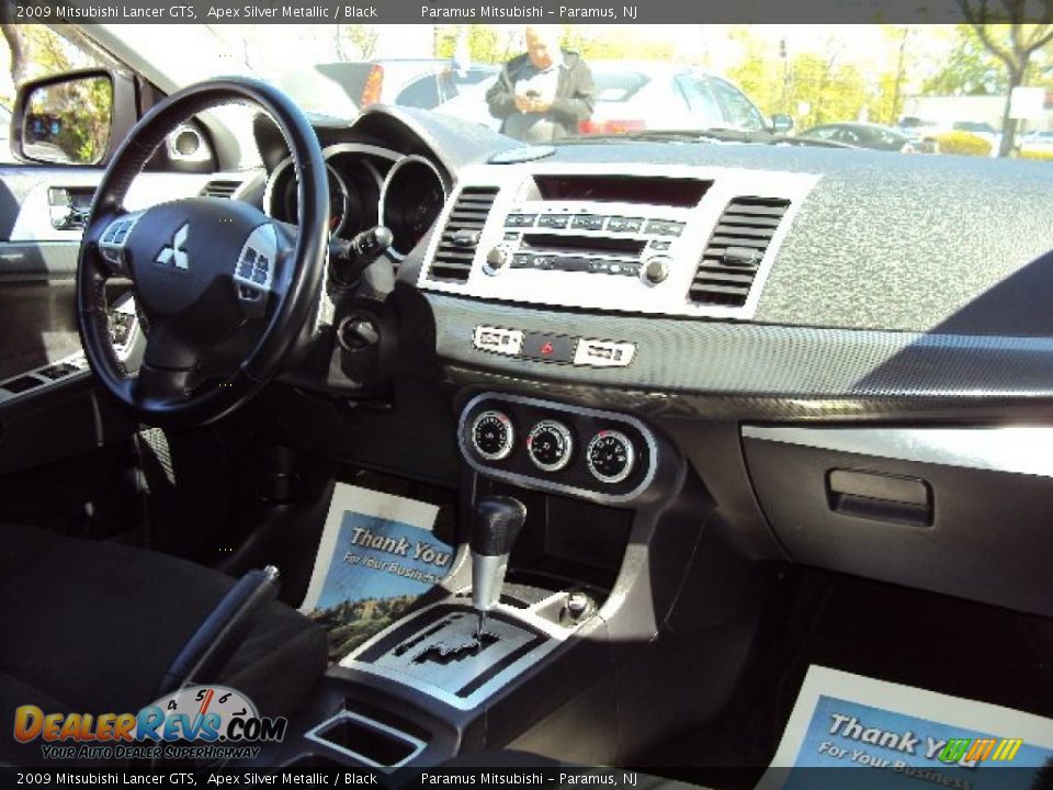 2009 Mitsubishi Lancer GTS Apex Silver Metallic / Black Photo #12