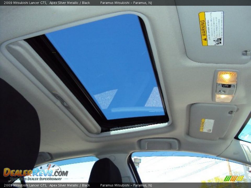 2009 Mitsubishi Lancer GTS Apex Silver Metallic / Black Photo #14