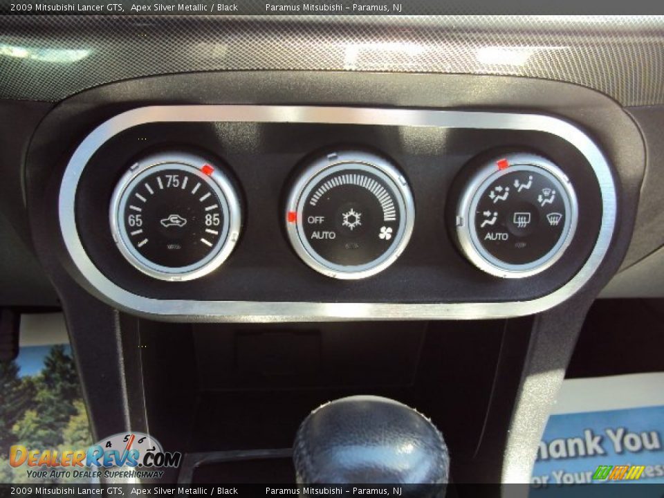 2009 Mitsubishi Lancer GTS Apex Silver Metallic / Black Photo #16