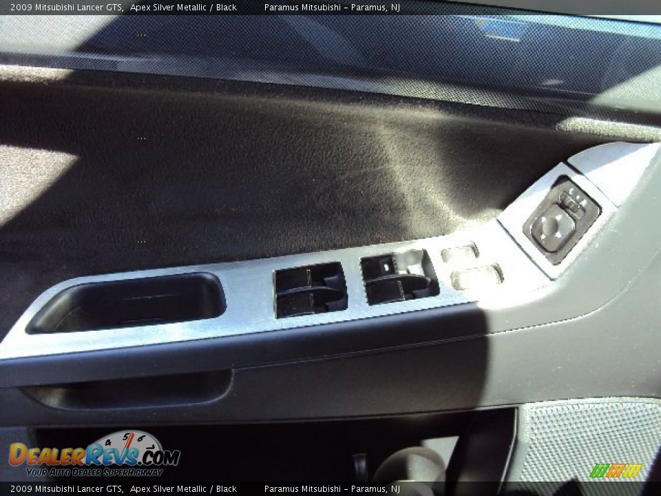 2009 Mitsubishi Lancer GTS Apex Silver Metallic / Black Photo #17
