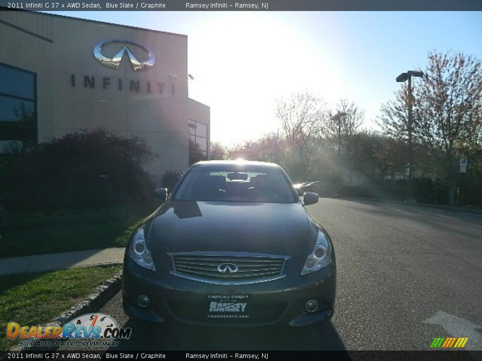 2011 Infiniti G 37 x AWD Sedan Blue Slate / Graphite Photo #1