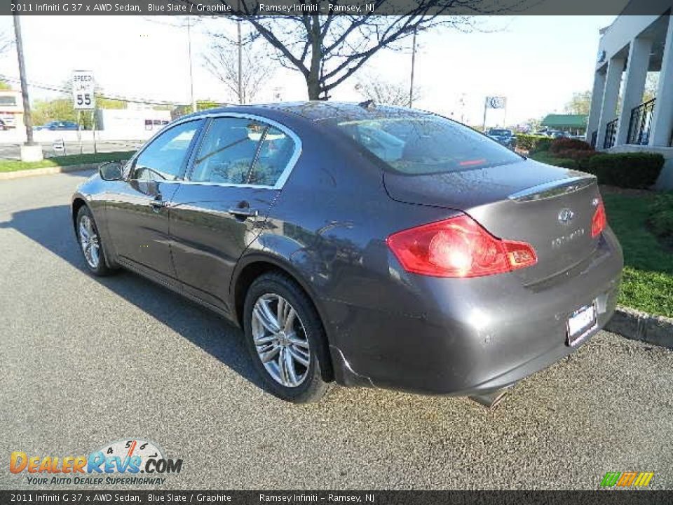 2011 Infiniti G 37 x AWD Sedan Blue Slate / Graphite Photo #5