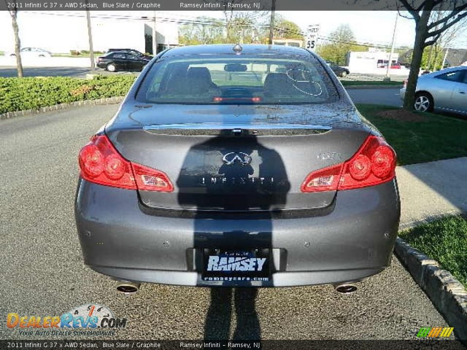 2011 Infiniti G 37 x AWD Sedan Blue Slate / Graphite Photo #6