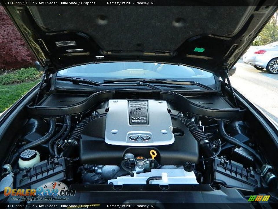 2011 Infiniti G 37 x AWD Sedan Blue Slate / Graphite Photo #10