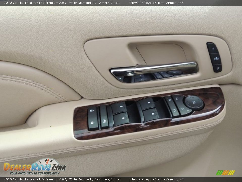 2010 Cadillac Escalade ESV Premium AWD White Diamond / Cashmere/Cocoa Photo #8