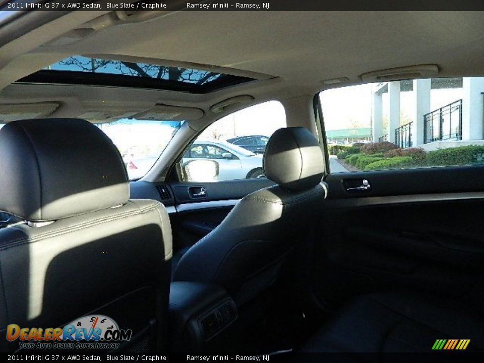 2011 Infiniti G 37 x AWD Sedan Blue Slate / Graphite Photo #12