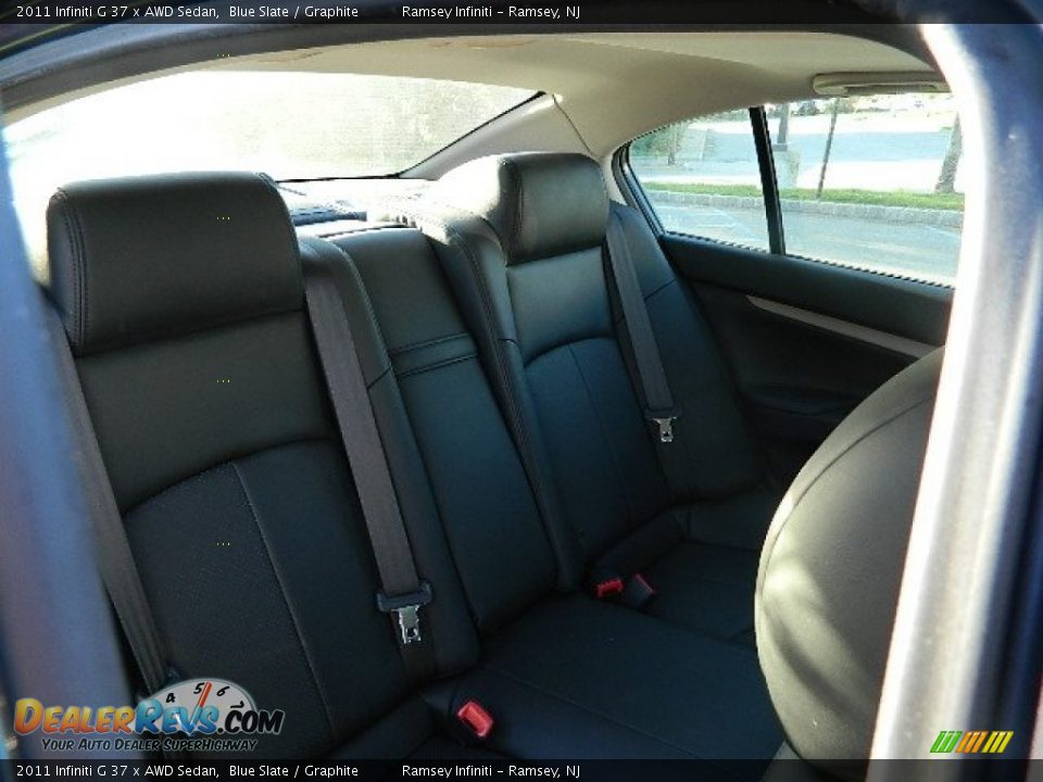 2011 Infiniti G 37 x AWD Sedan Blue Slate / Graphite Photo #14