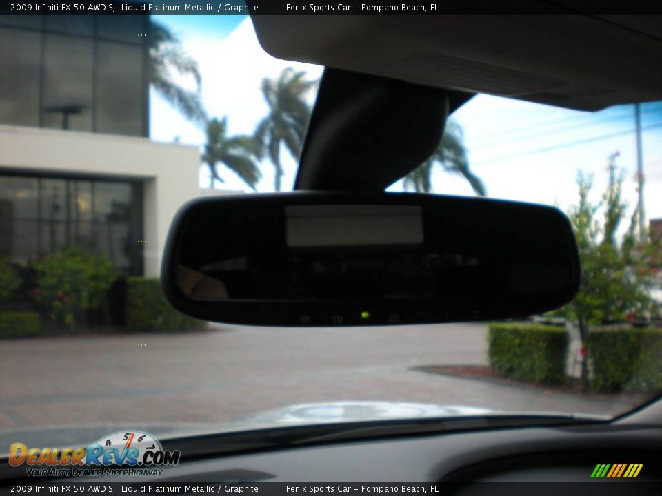 2009 Infiniti FX 50 AWD S Liquid Platinum Metallic / Graphite Photo #19