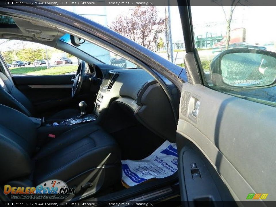 2011 Infiniti G 37 x AWD Sedan Blue Slate / Graphite Photo #15