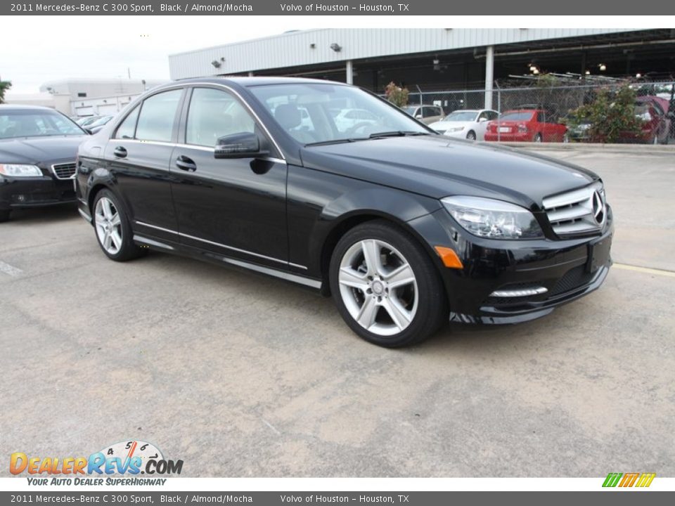 2011 Mercedes-Benz C 300 Sport Black / Almond/Mocha Photo #1