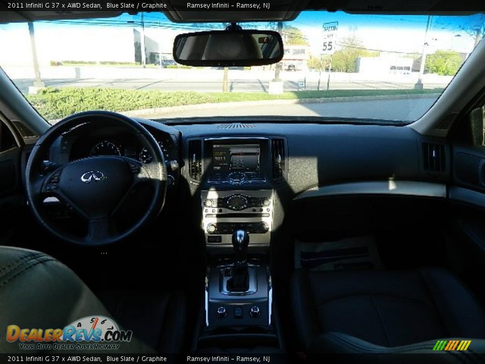 2011 Infiniti G 37 x AWD Sedan Blue Slate / Graphite Photo #16