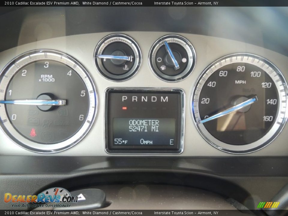 2010 Cadillac Escalade ESV Premium AWD White Diamond / Cashmere/Cocoa Photo #14