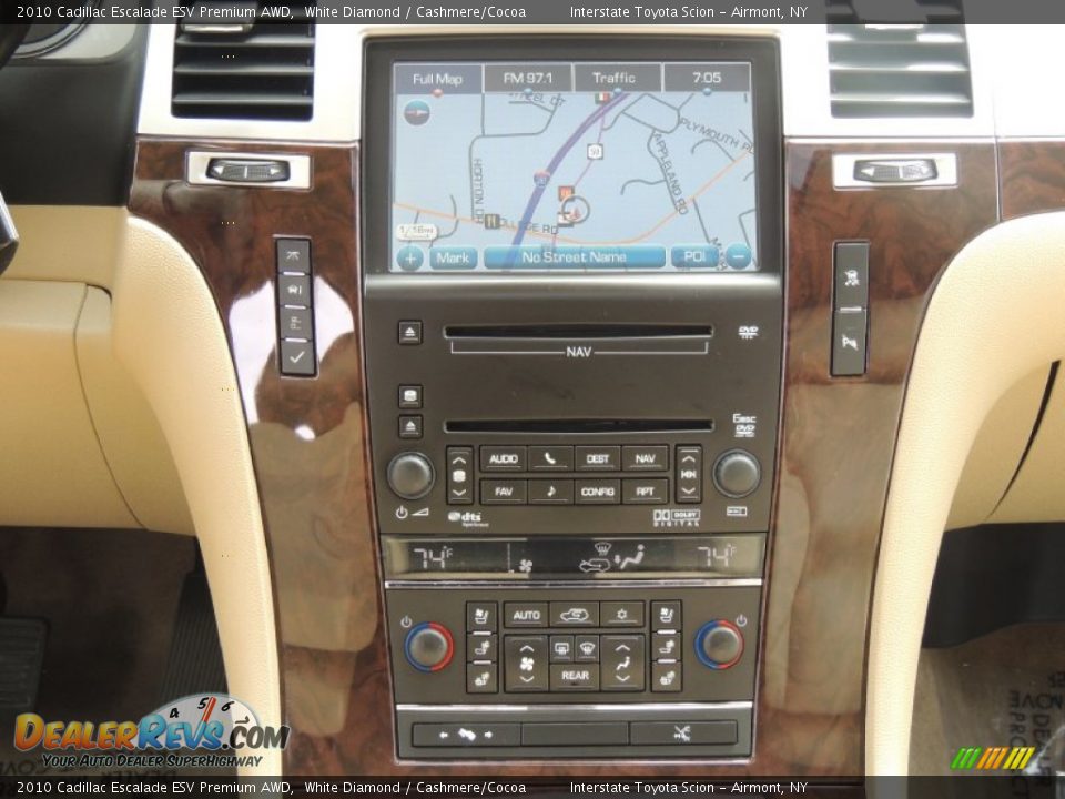 2010 Cadillac Escalade ESV Premium AWD White Diamond / Cashmere/Cocoa Photo #15