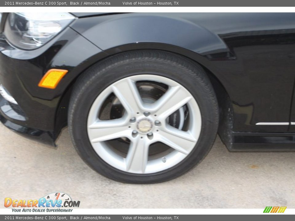 2011 Mercedes-Benz C 300 Sport Black / Almond/Mocha Photo #4