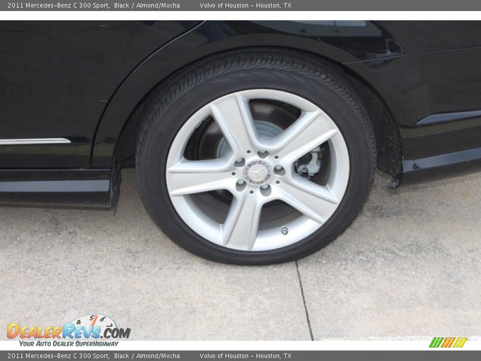 2011 Mercedes-Benz C 300 Sport Black / Almond/Mocha Photo #5